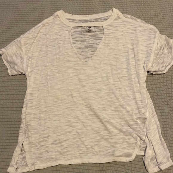 Free people FP cut out white top - Picture 1 of 2